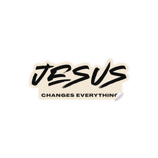 Jesus Changes Everything Sticker