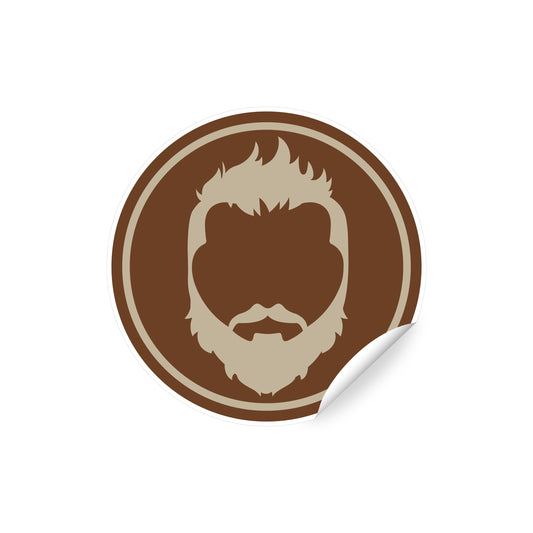 The Bearded Bard Logo Sticker