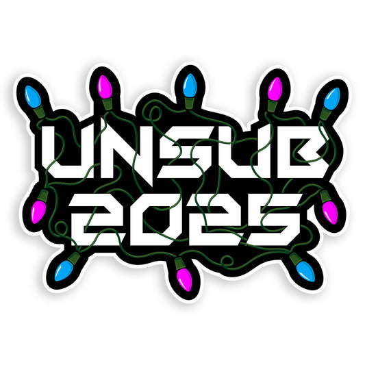 2025 Unsub Christmas Sticker