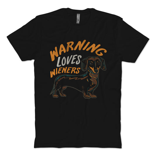 Warning Loves Wieners T-Shirt