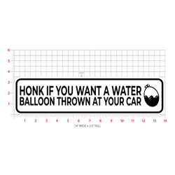 RC Water Balloon Bumper Sticker