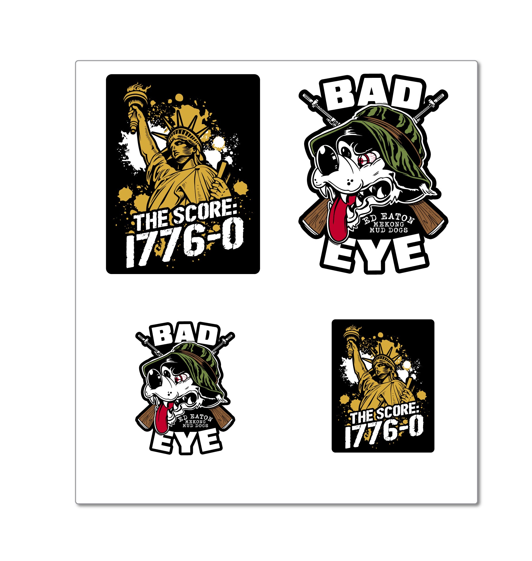 Bad Eye / 1776-0 Sticker Pack