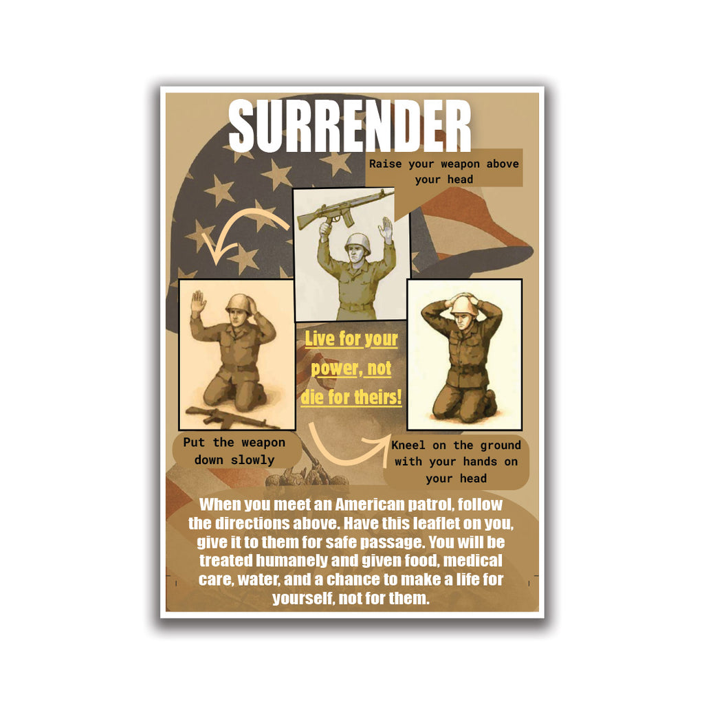Surrender Meme Sticker Surrender Sticker