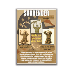 Surrender Sticker