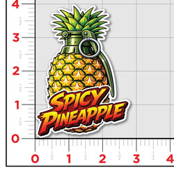 Spicy Pineapple Sticker