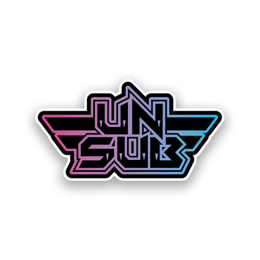 Unsubscribe Wing Logo Sticker