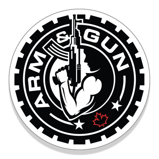 Arm & Gun Logo Sticker