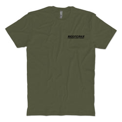 Beefcake Excavator Left Chest T-Shirt