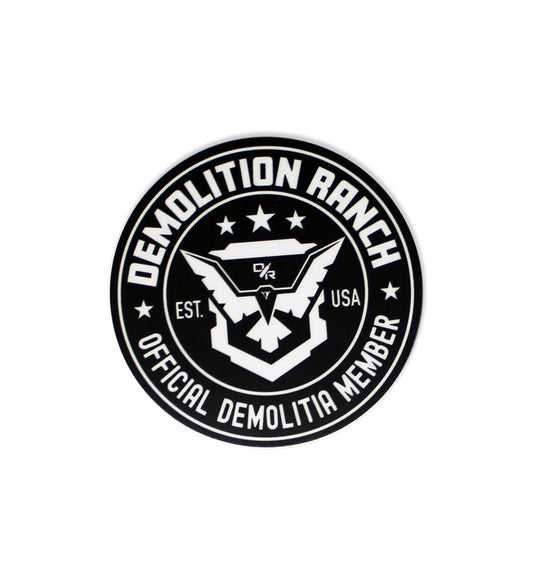 Official Demolitia Member Sticker