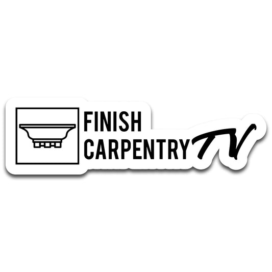 Finish Carpentry Logo Sticker