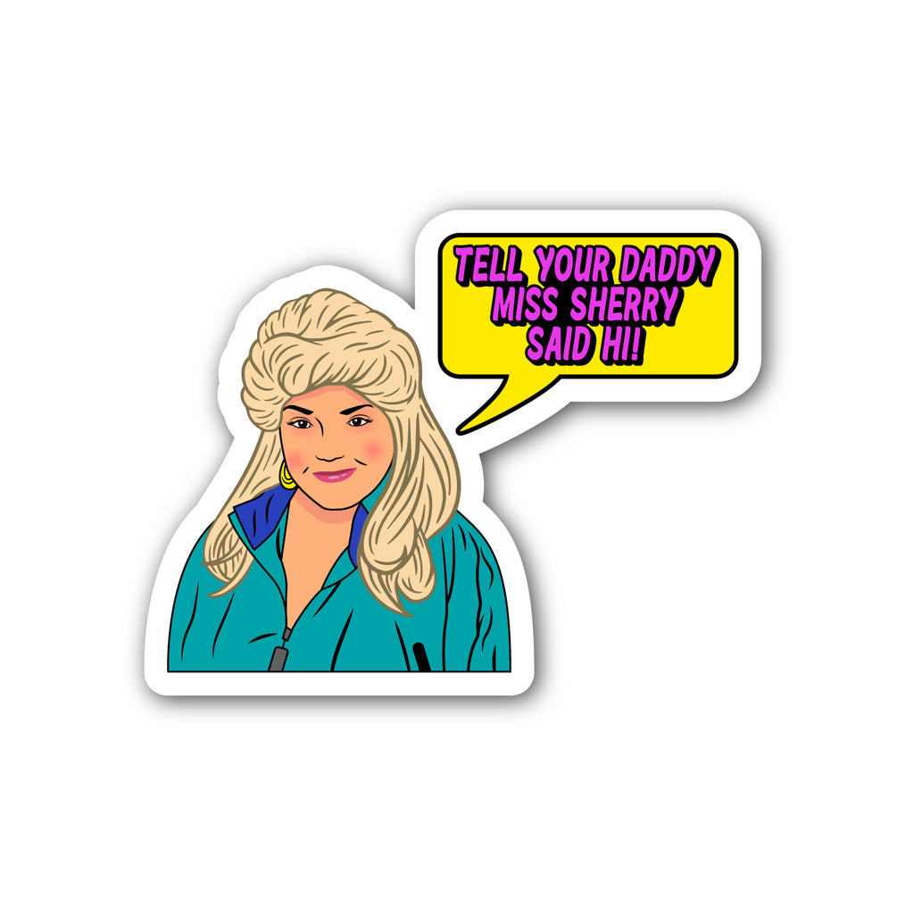 Miss Sherry Sticker