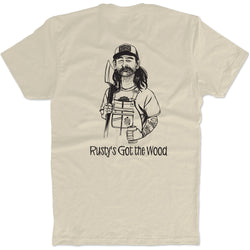 Come and Get Rusty's Wood T-Shirt