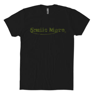 Smile More Camo T-Shirt