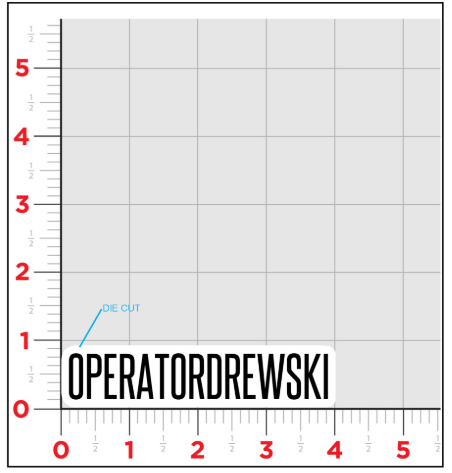 Operator Drewski Sticker