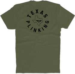 Texas Plinking Left Chest T-Shirt
