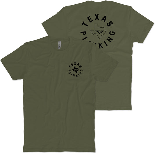 Texas Plinking Left Chest T-Shirt