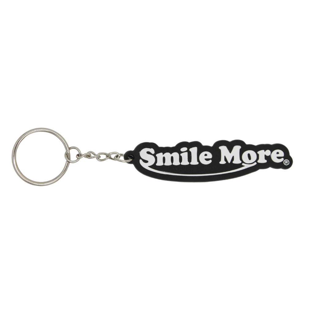 Smile More PVC Keychain