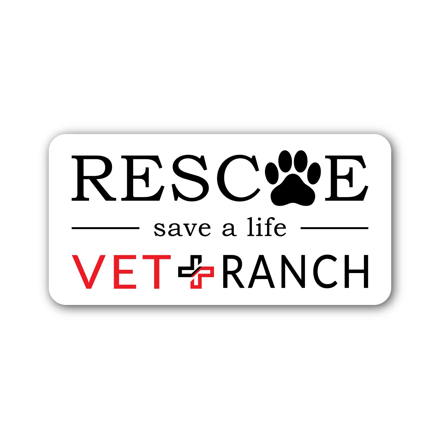 Vet Ranch Logo Sticker