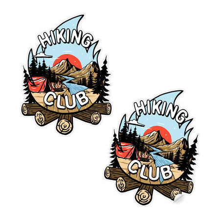 Hike Club Sticker