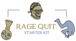Rage Quit Starter Kit Sticker