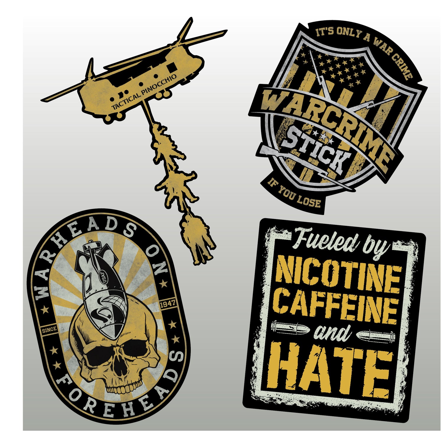 The Fat Electrician Stickers